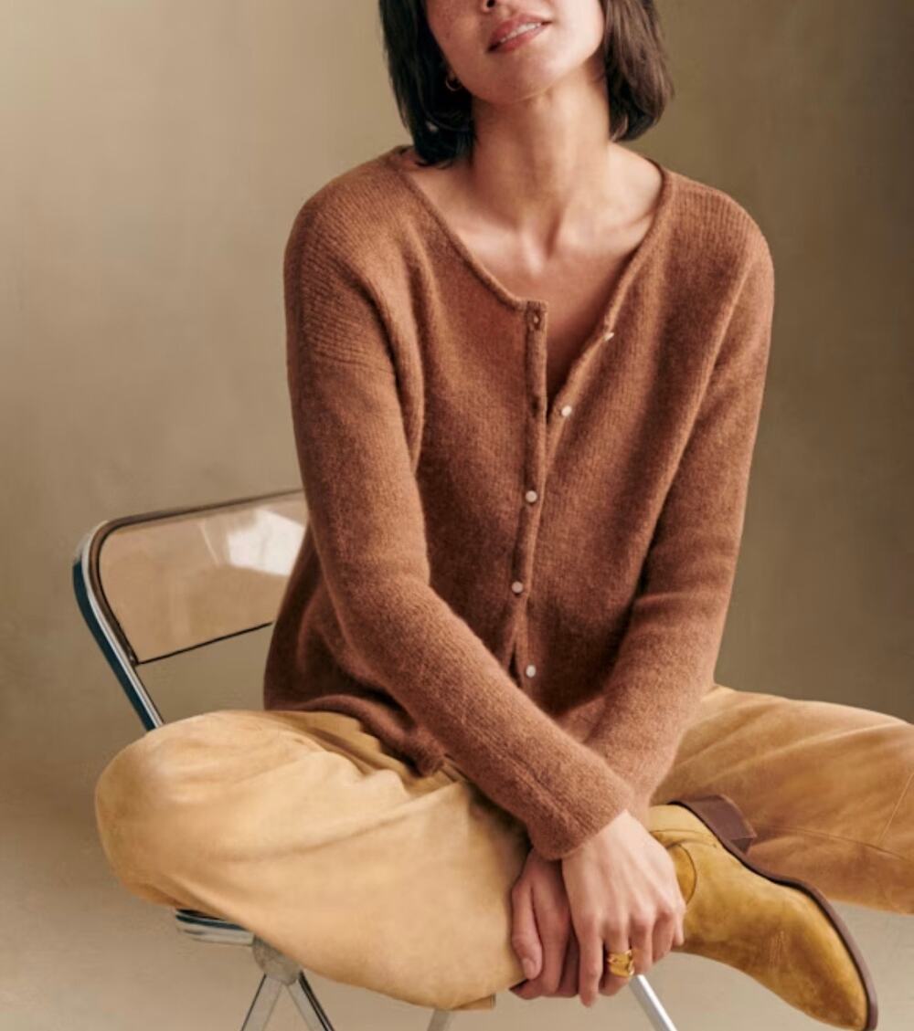 Sezane - GASPARD CARDIGAN / size S / Camel